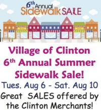 Village of Clinton Sidewalk Sale