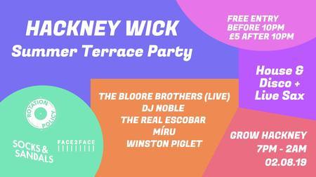 Hackney Wick Summer Terrace Party, London, United Kingdom