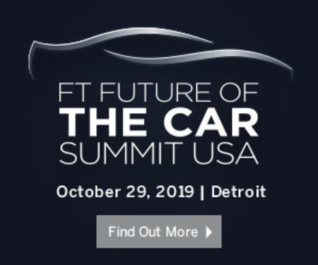 Financial Times Future of the Car Summit USA 2019, Wayne, Michigan, United States