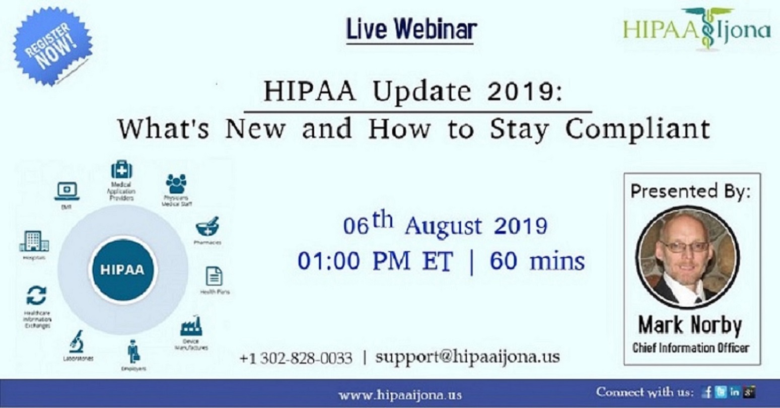 HIPAA Update 2019-20: What's New and How to Stay Compliant, Middletown, Delaware, United States