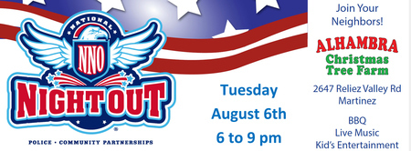 National Night Out, Martinez CA, August 6 2019, Contra Costa, California, United States