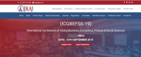 International Conference on Global Business, Economics, Finance & Social Sciences (ICGBEFSS-19)