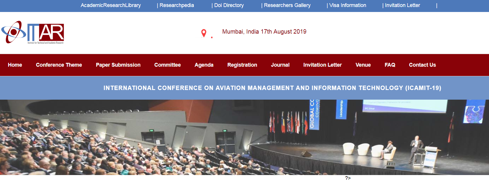 International Conference on Aviation Management and Information Technology (ICAMIT-19), Mumbai, Maharashtra, India