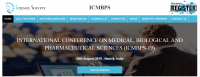 INTERNATIONAL CONFERENCE ON MEDICAL, BIOLOGICAL AND PHARMACEUTICAL SCIENCES (ICMBPS-19)