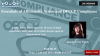 Essentials of Affirmative Action and    OFCCP Compliance