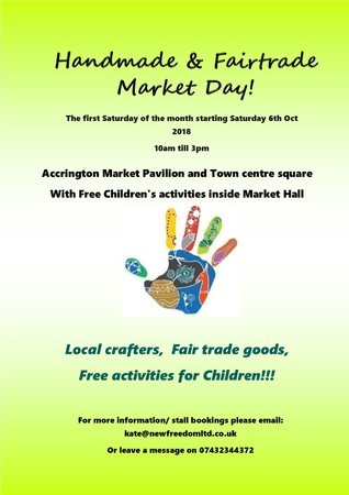 Craft fair!! Handmade and Fairtrade Market Day, Accrington, United Kingdom