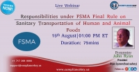 Responsibilities under FSMA Final Rule on Sanitary Transportation of Human and Animal Foods