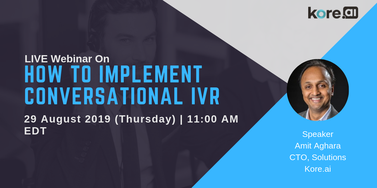 [LIVE WEBINAR] How to Implement Conversational IVR, Orlando, Florida, United States