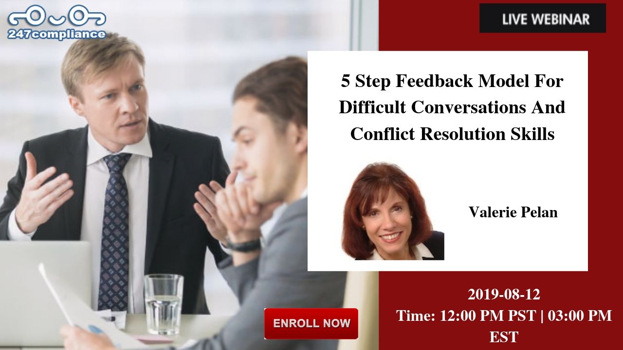 5 Step Feedback Model For Difficult Conversations And Conflict Resolution Skills, Newark, Delaware, United States