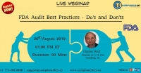 FDA Audit Best Practices - Do's and Don'ts
