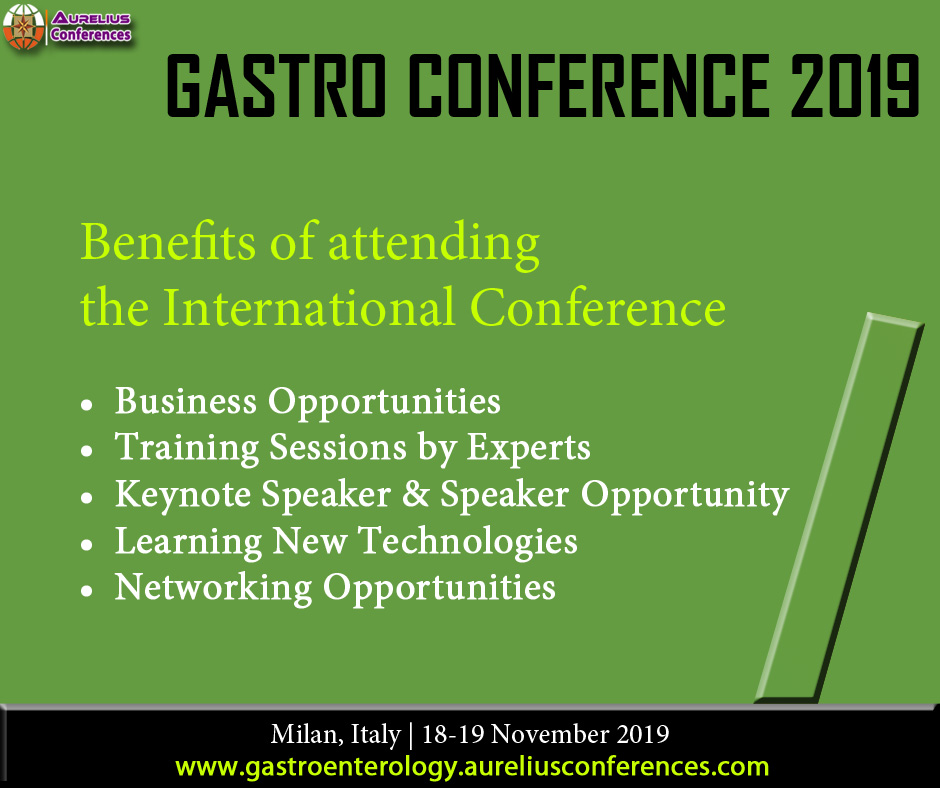 Gastro Conference 2019, Milan, Molise, Italy