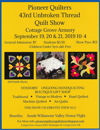 Pioneer Quilters Quilt Show, Cottage Grove, United States
