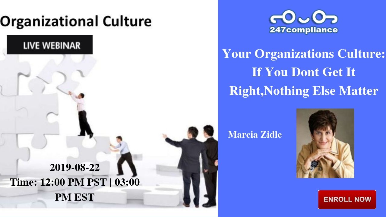 Your Organizations Culture: If You Dont Get It Right,Nothing Else Matter, Newark, Delaware, United States