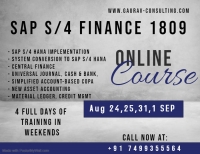 SAP S/4 HANA Finance Certification 4 days Classroom Workshop in Pune