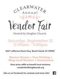 Clearwater Annual Vendor Fair