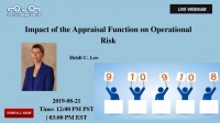 Impact of the Appraisal Function on Operational Risk
