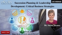 Succession Planning & Leadership Development: Critical Business Strategies