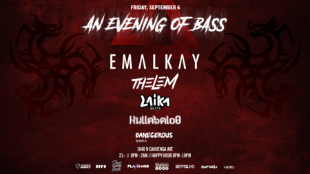 An Evening of Bass feat. Emalkay + more..., Los Angeles, California, United States