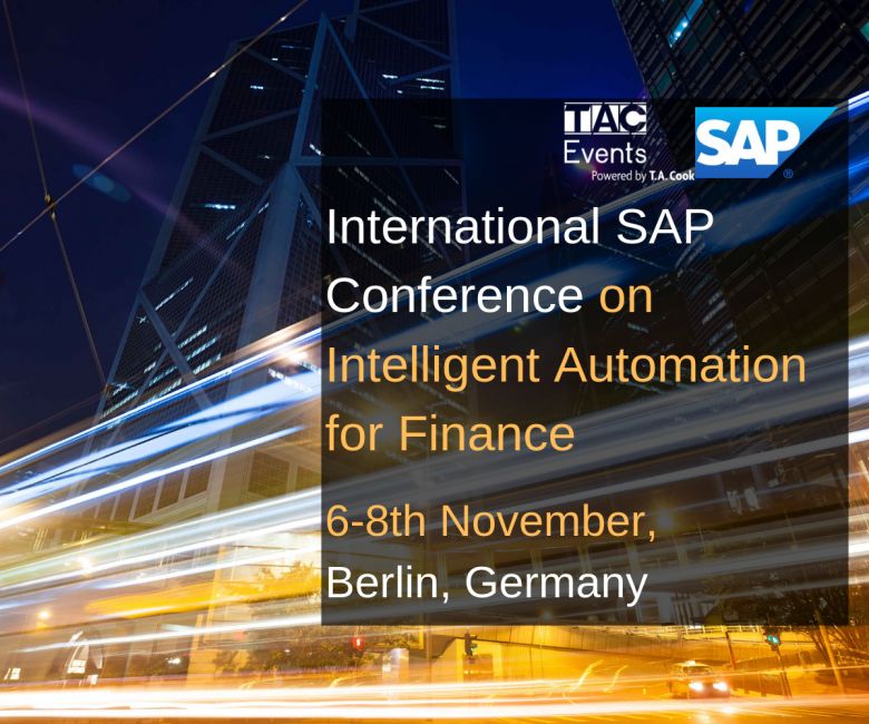 The International SAP Conference on Intelligent Automation for Finance, Berlin, Germany