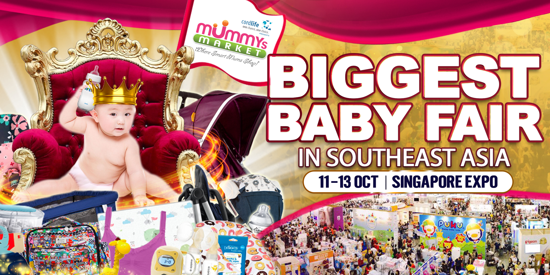 Baby Fair 2019 – Mummys Market - 11 To 13 Oct 2019 at Singapore Expo, Singapore Expo, South East, Singapore