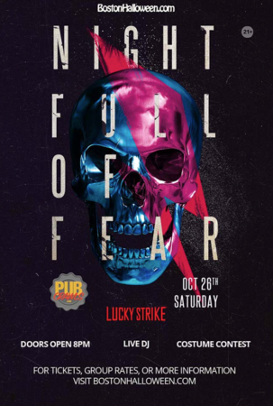 Lucky Strike Boston "Night Full of Fear" Halloween (Fenway) - October 2019, Boston, Massachusetts, United States