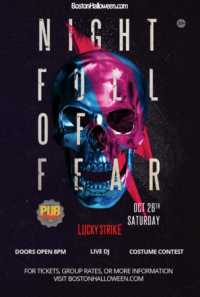 Lucky Strike Boston "Night Full of Fear" Halloween (Fenway) - October 2019