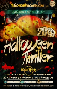 Hard Rock Boston Halloween Thriller Event (Faneuil Hall) - October 2019