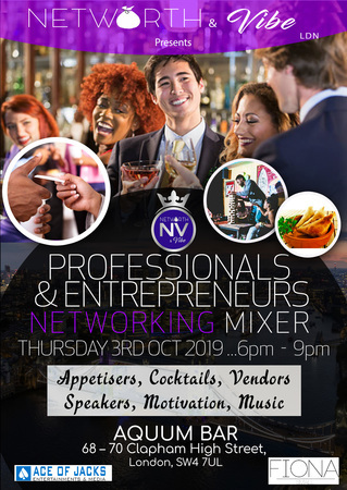 Networth and Vibe - Londons Premier Networking Event, London, United Kingdom