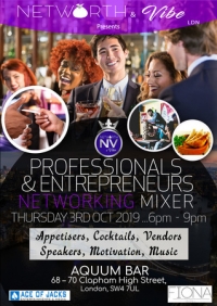 Networth and Vibe - Londons Premier Networking Event