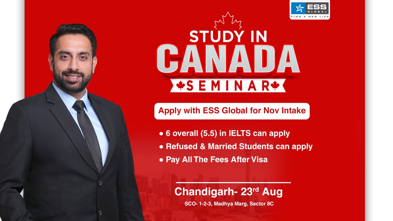 Study in Canada Seminar, Chandigarh, India