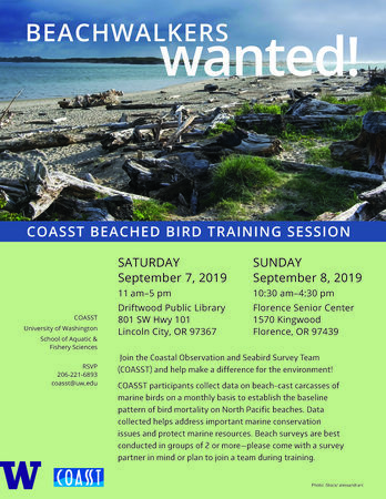 Beached Bird Survey Training, Lincoln City, Oregon, United States