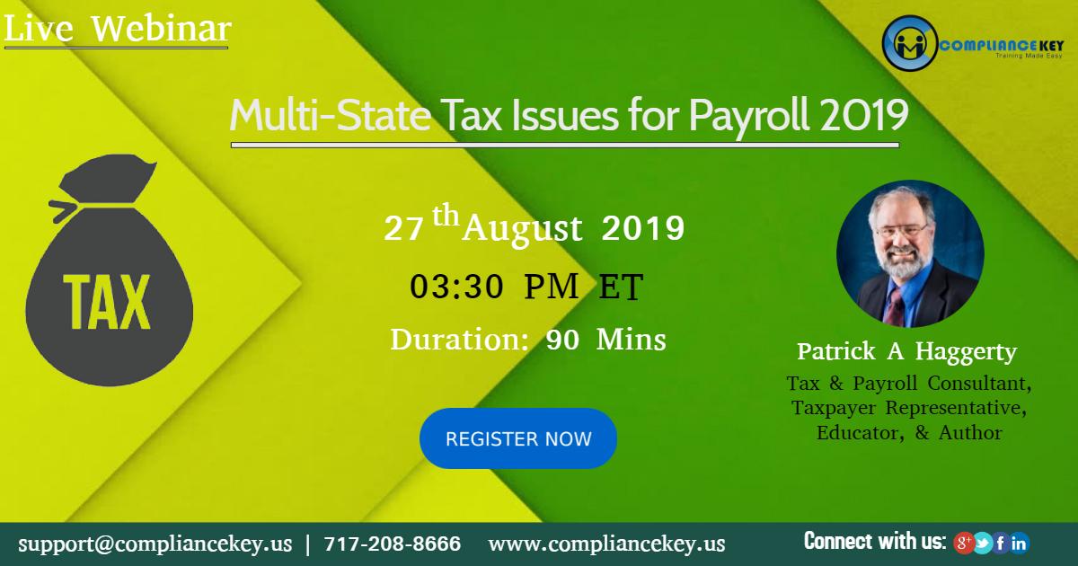 Multi-State Tax Issues for Payroll 2019, Middletown, Delaware, United States