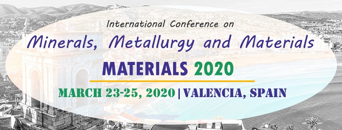 International Conference on Minerals, MetallurgyAnd Materials, Valencia, Spain, Spain