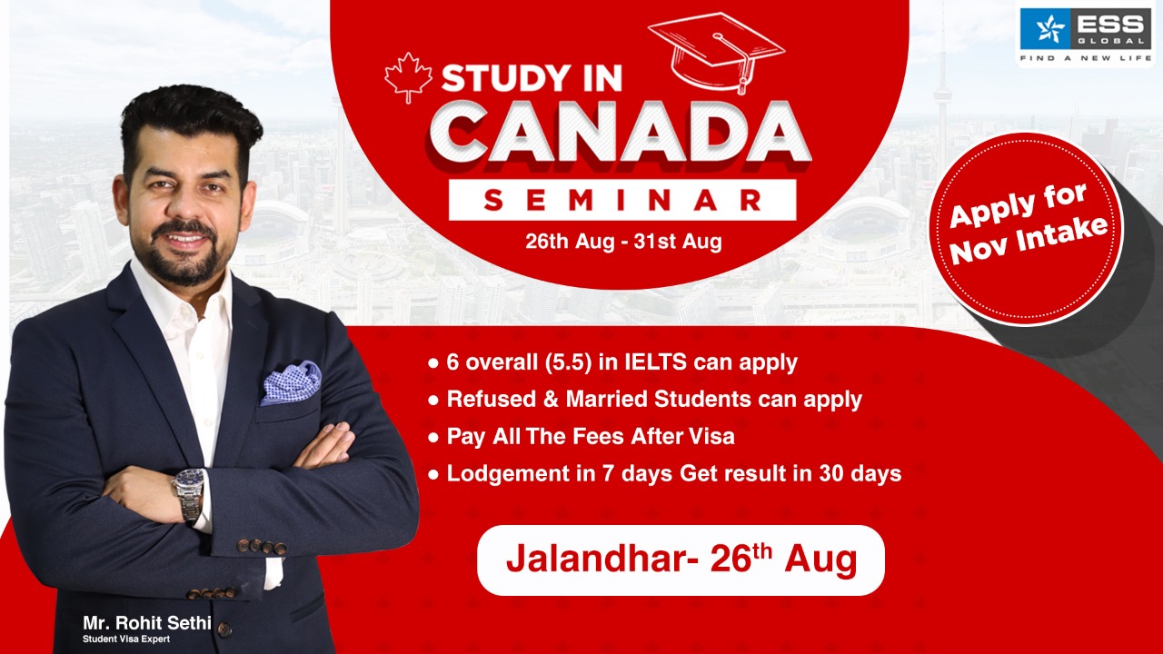 Study in Canada Seminar, Jalandhar, Punjab, India