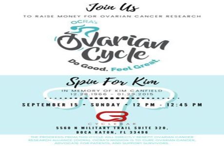 OCRA's Ovarian Cycle: Spin for Kim!, Boca Raton, Florida, United States