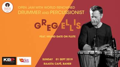Open Jam with world renowned Drummer & Percussionist GREG ELLIS, Pune, Maharashtra, India