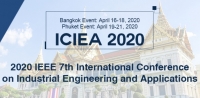 2020 IEEE 7th International Conference on Industrial Engineering and Applications  (ICIEA 2020)