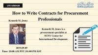 How to Write  Contracts for Procurement Professionals