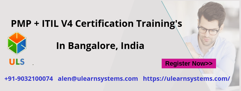 ITIL V4 + PMP Certification Training Course Bangalore, India, Bangalore, Karnataka, India