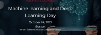 Machine learning and Deep Learning Day, Boston