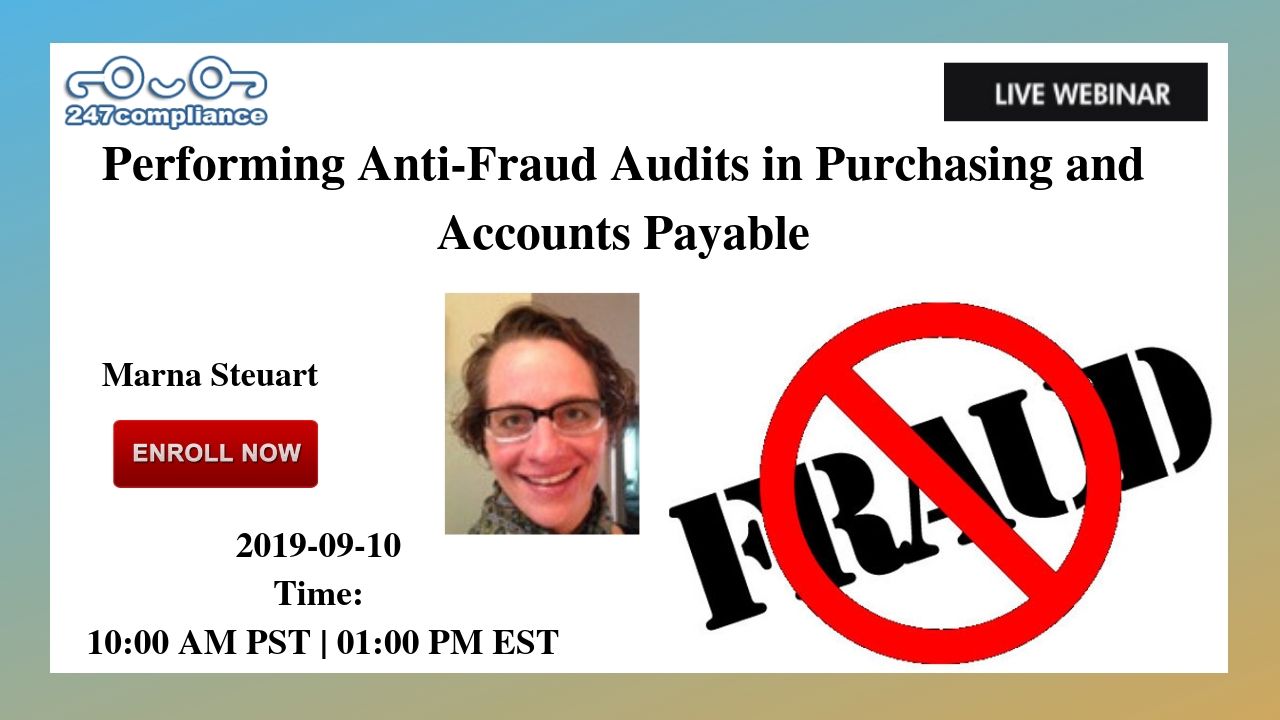 Performing Anti-Fraud  Audits in Purchasing and Accounts Payable, Newark, Delaware, United States