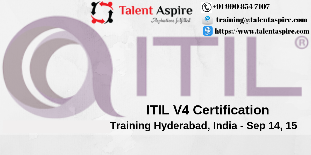 ITIL V4 Training Hyderabad, India, Hyderabad, Telangana, India