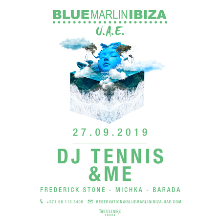 DJ Tennis and andME at Blue Marlin Ibiza UAE, Ghantoot, Abu Dhabi, United Arab Emirates