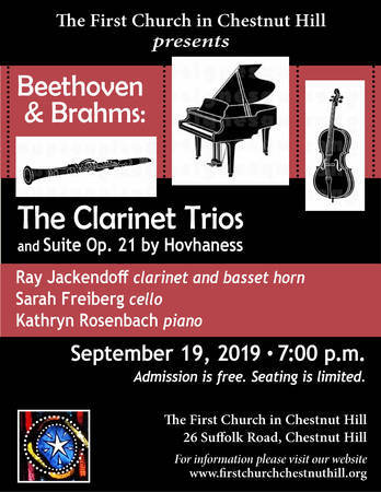 Beethoven & Brahms: The Clarinet Trios and Suite Op. 21 by Hovhaness, Newton, Massachusetts, United States