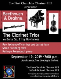 Beethoven & Brahms: The Clarinet Trios and Suite Op. 21 by Hovhaness