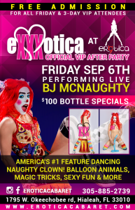 Sexy Fun & Official VIP After Party at Erotica Cabaret