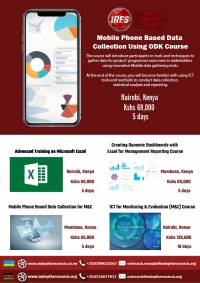 Be part of our mobile based data collection using ODK training couse| Register Now