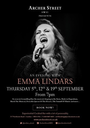 An Evening with Emma Lindars, SW11 1NG, United Kingdom