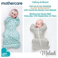 Love To Dream Sleep Workshop at Mothercare Dubai with Cecile from Malaak