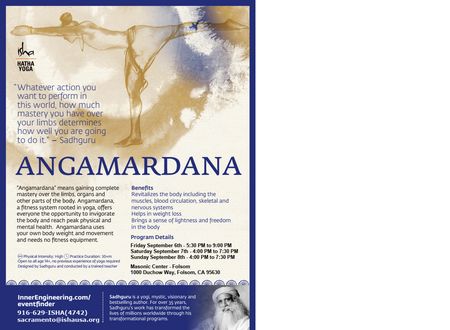 Hatha Yoga - Angamardana, Sacramento, California, United States
